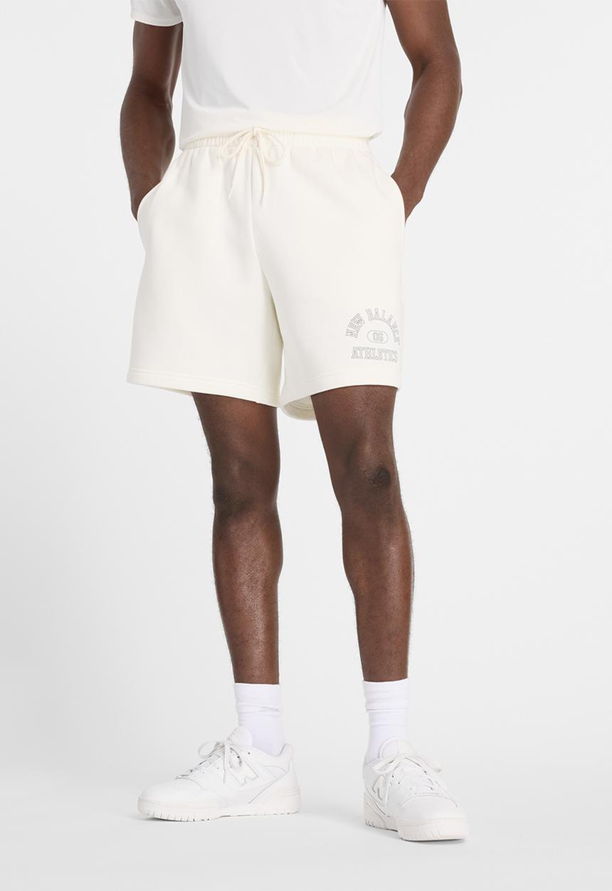 New Balance  - New Balance Varsity 7in Short - Sea Salt