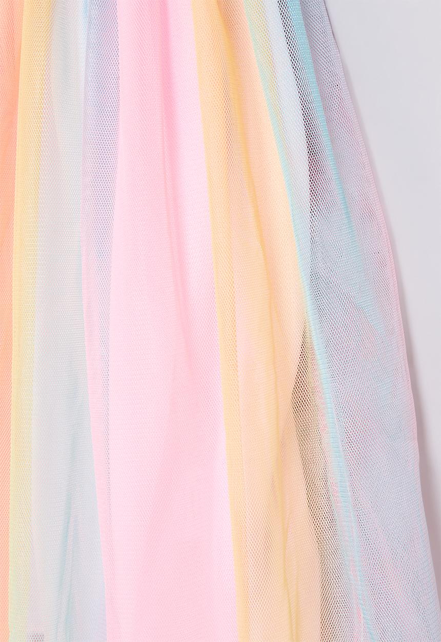 Pop Candy - Applique and mesh dress - multi