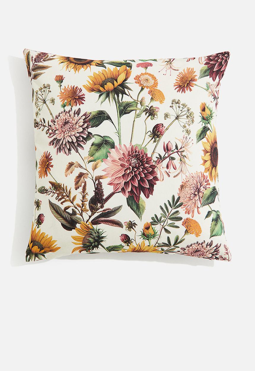 H&M - Patterned cushion cover - white