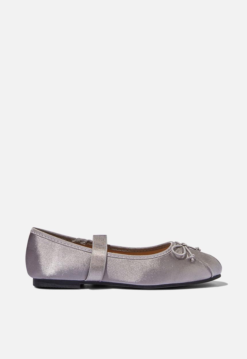 Cotton On - Olivia ballet flat - steel satin