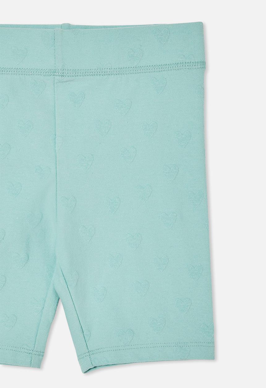 Cotton On - Hailey bike short - barber blue/hearts