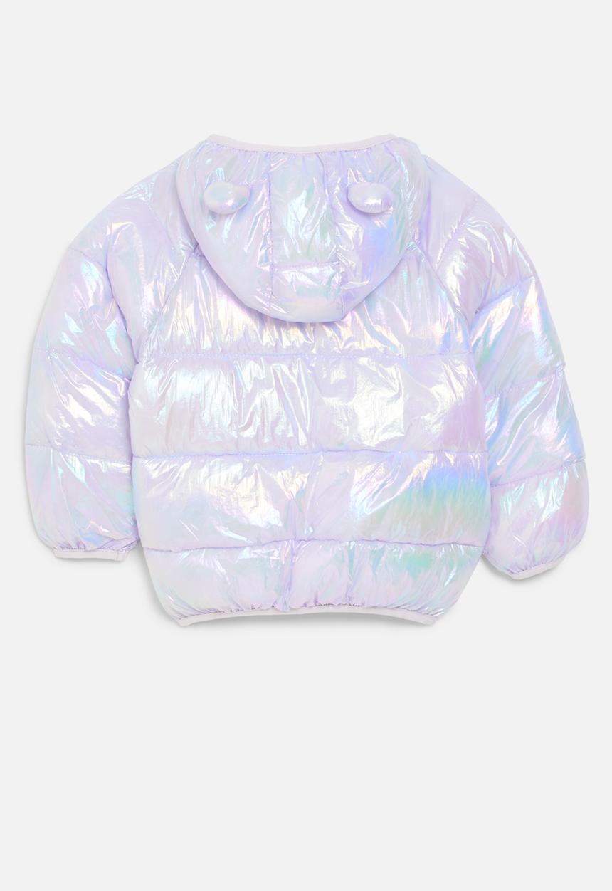 Pop Candy - Metallic puffer jacket - iridescent