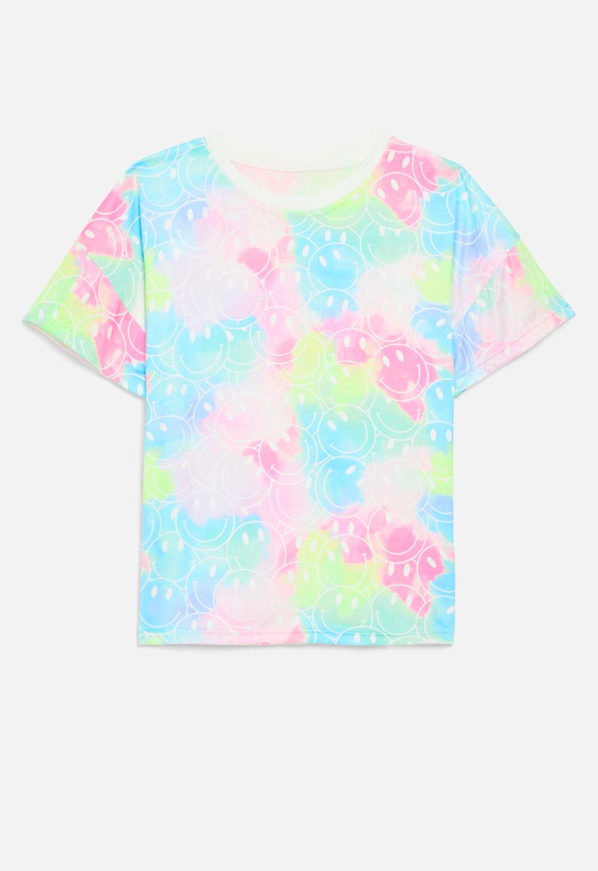Pop Candy - Tie dye cre neck tee-multi