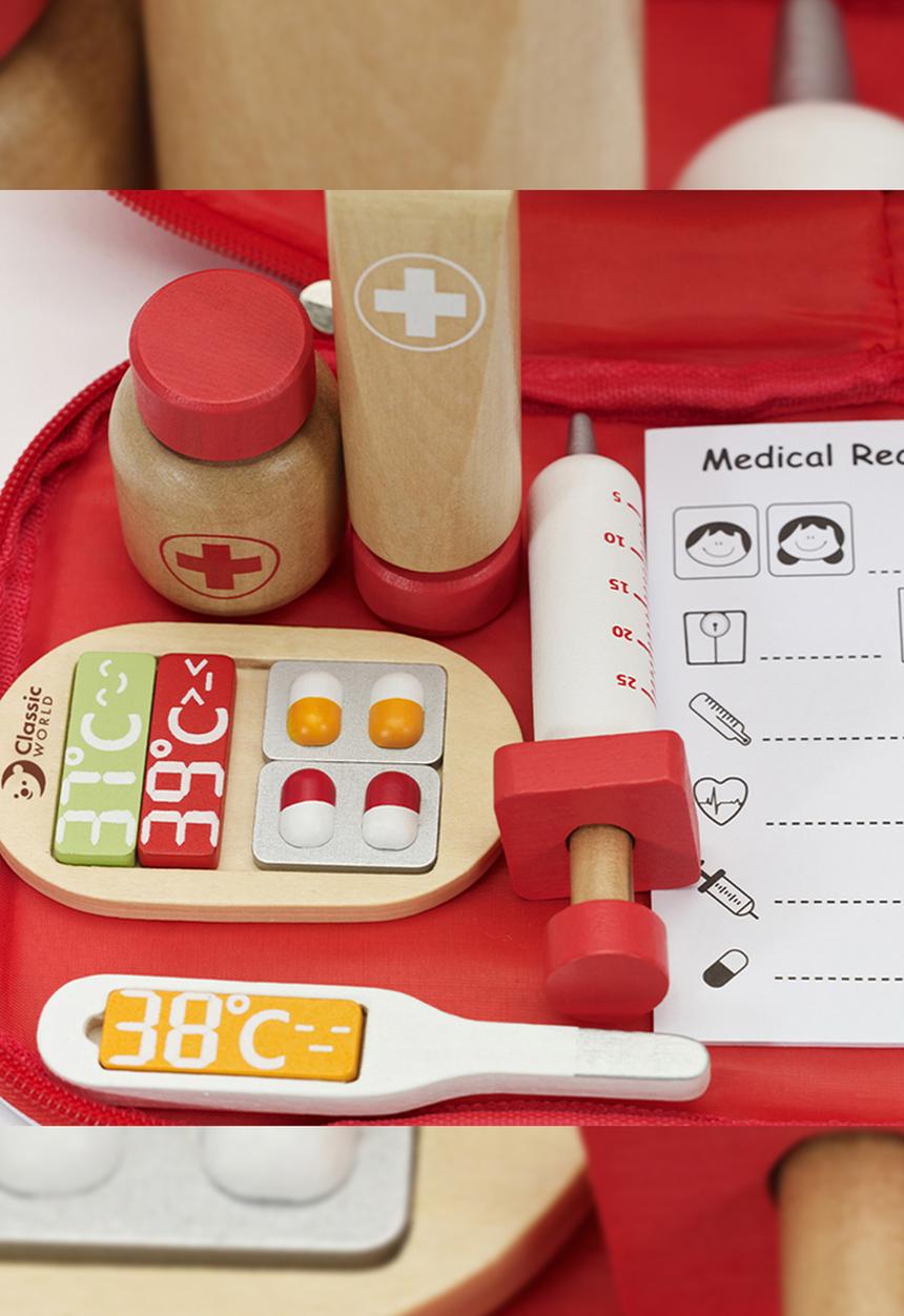 Greenbean Learning - Pretend & play – doctor case - multi