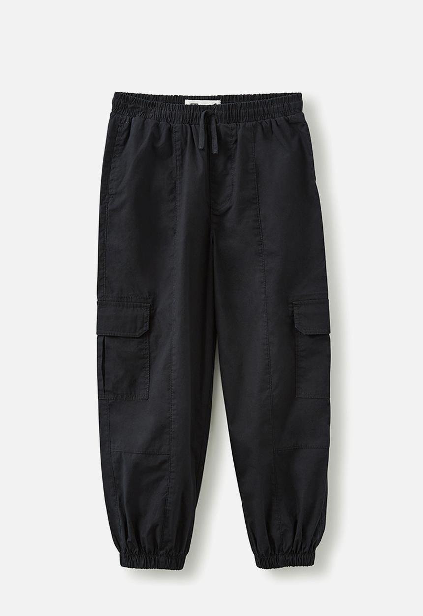 Cotton On - Alex utility pant - black