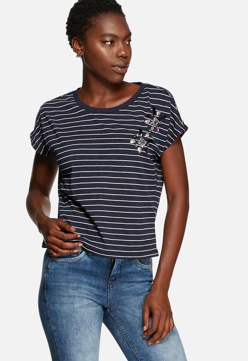 ONLY - Bling Stripe Tee