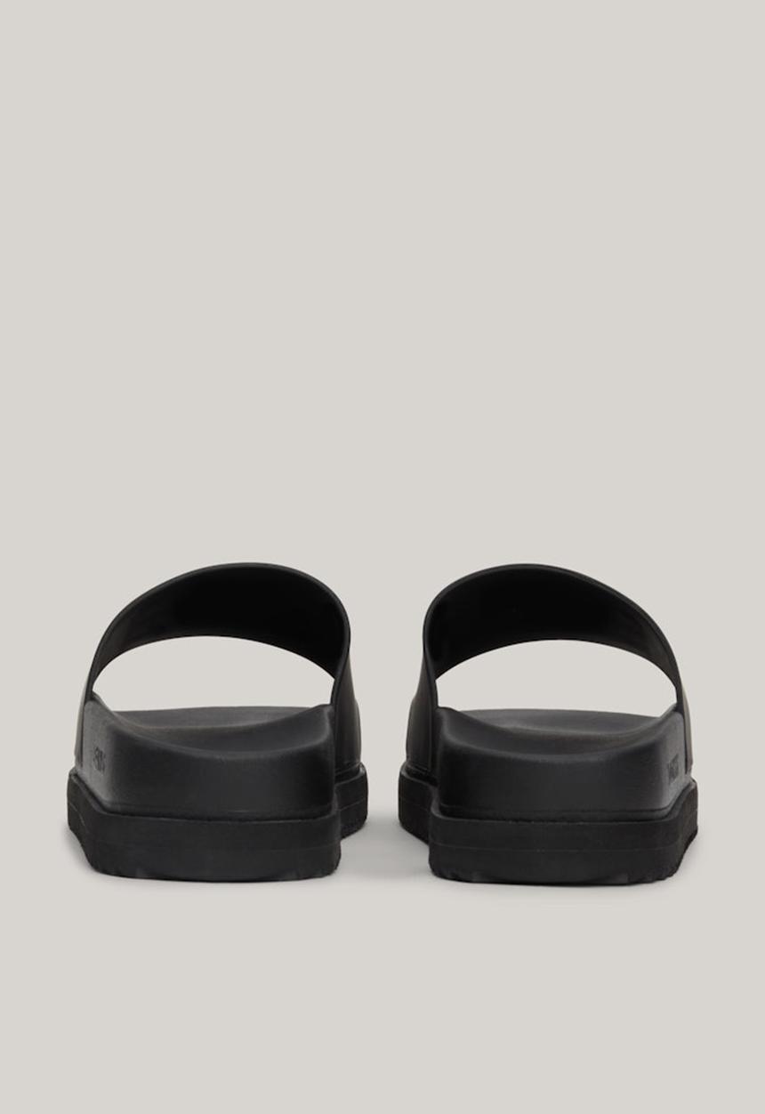 Tommy Hilfiger - Elevated flatform slide - black