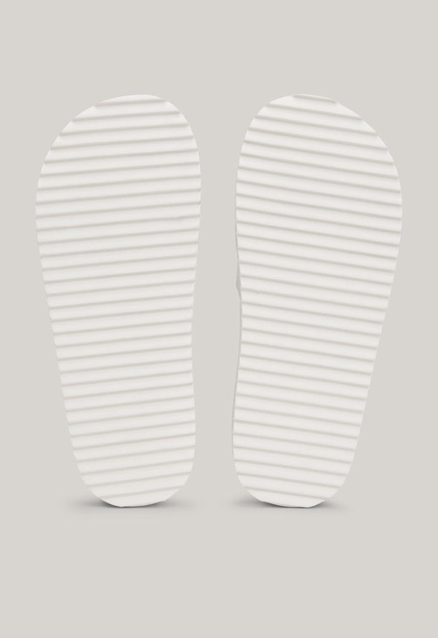 Tommy Hilfiger - Elevated flatform slide - ecru
