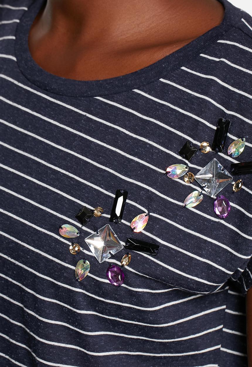 ONLY - Bling Stripe Tee