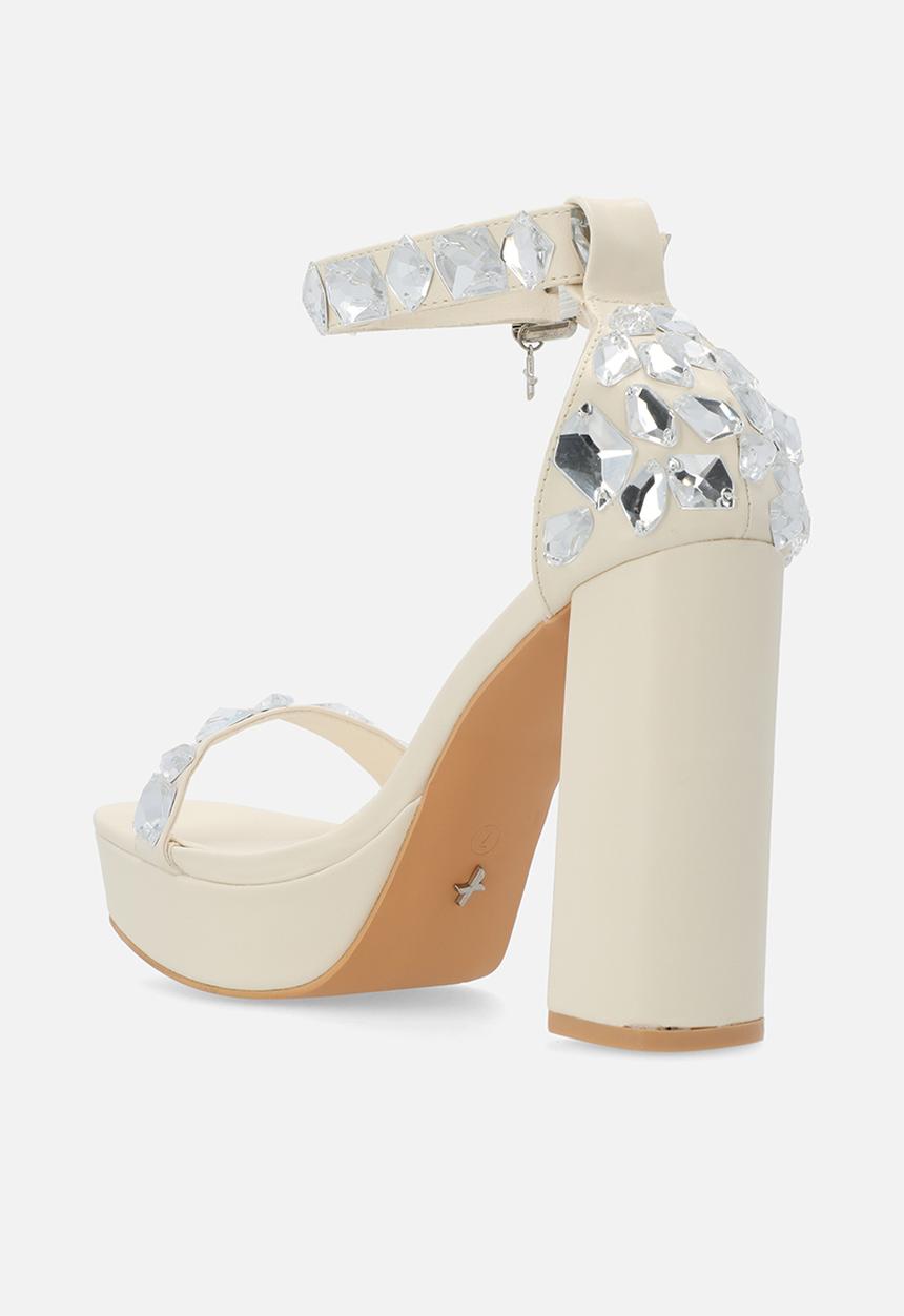 Rock & Co - London 1 platform heel - bone