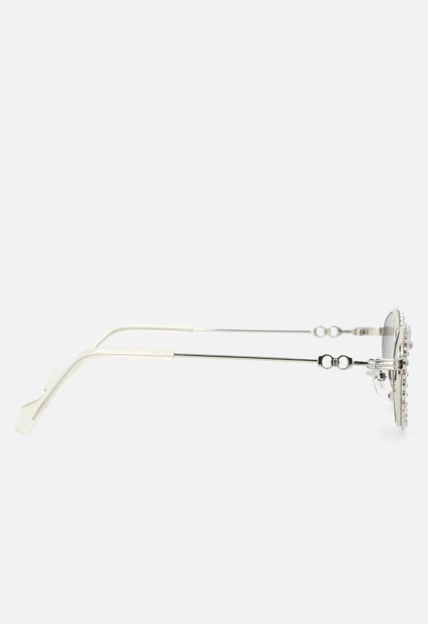Superbalist - Angie oval sunglasses - silver