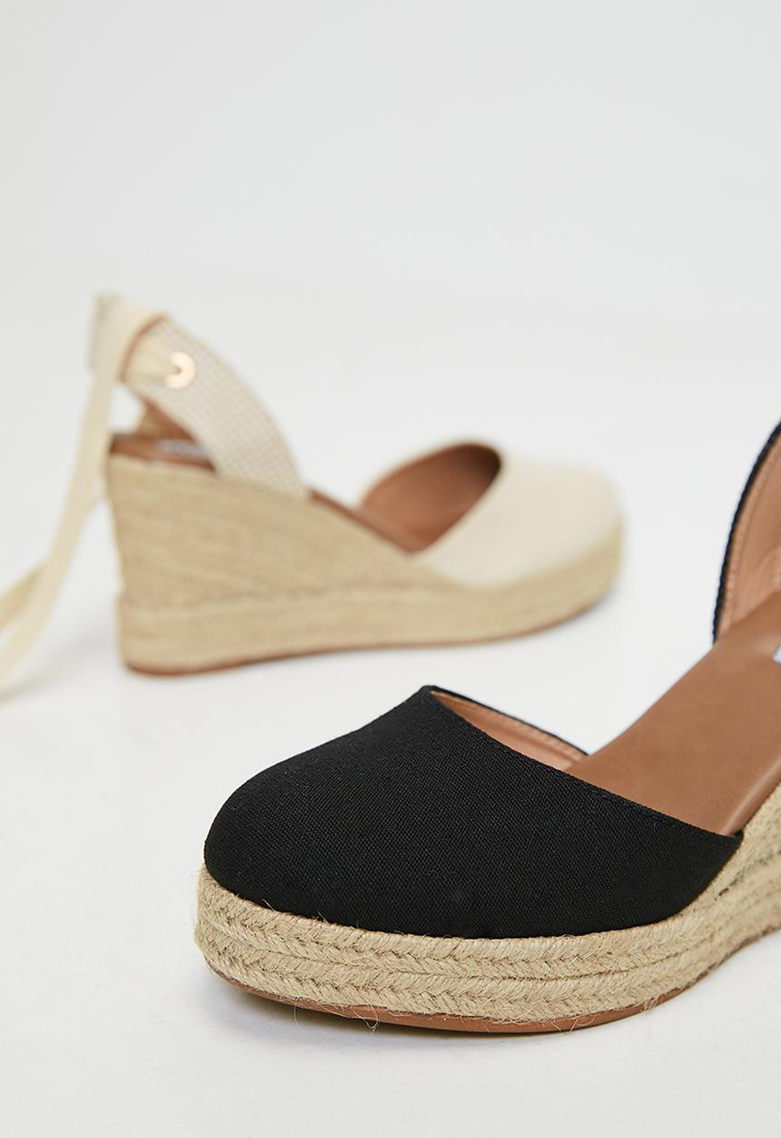 Madison® - Leena espadrille wedge - black