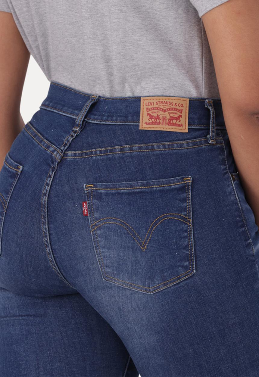 Levi’s® - Curvy Hi-rise Superskinny - Blue Wave Mid