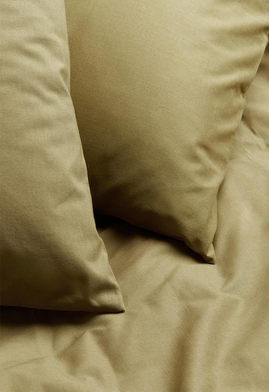 H&M - Cotton double/king duvet cover set - sage green