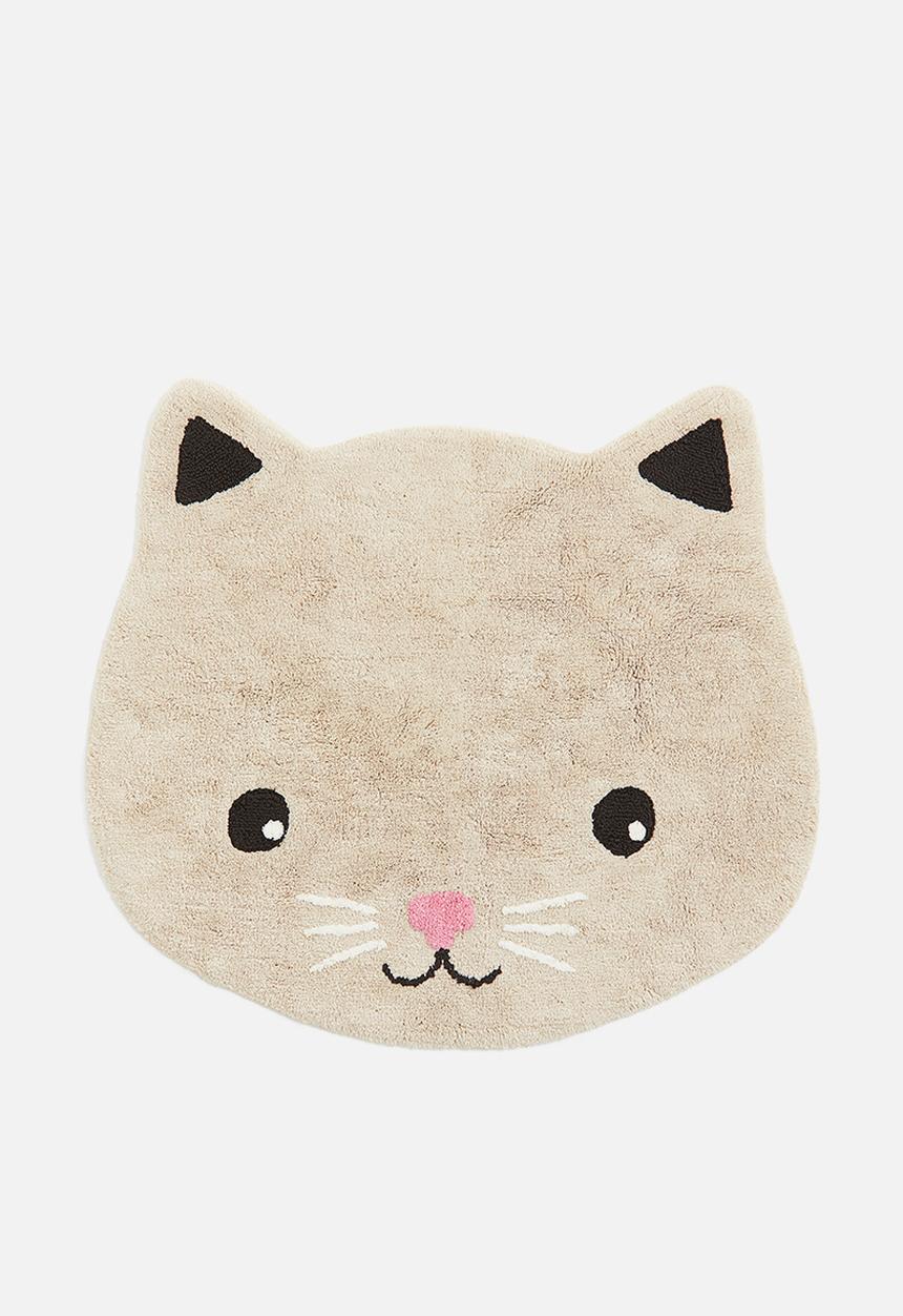 H&M - Cat-shaped rug - beige