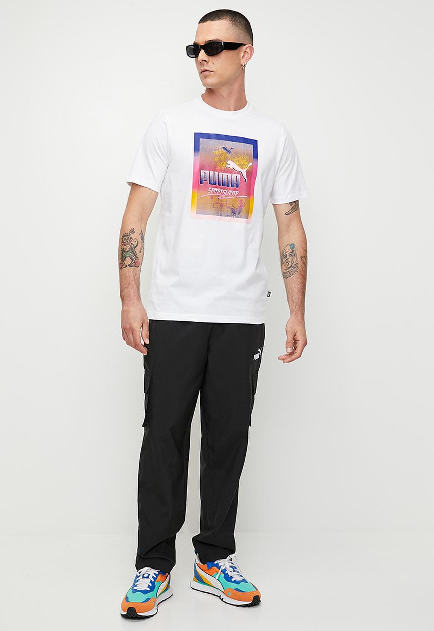 PUMA - Graphics Photoprint Tee M - Puma White