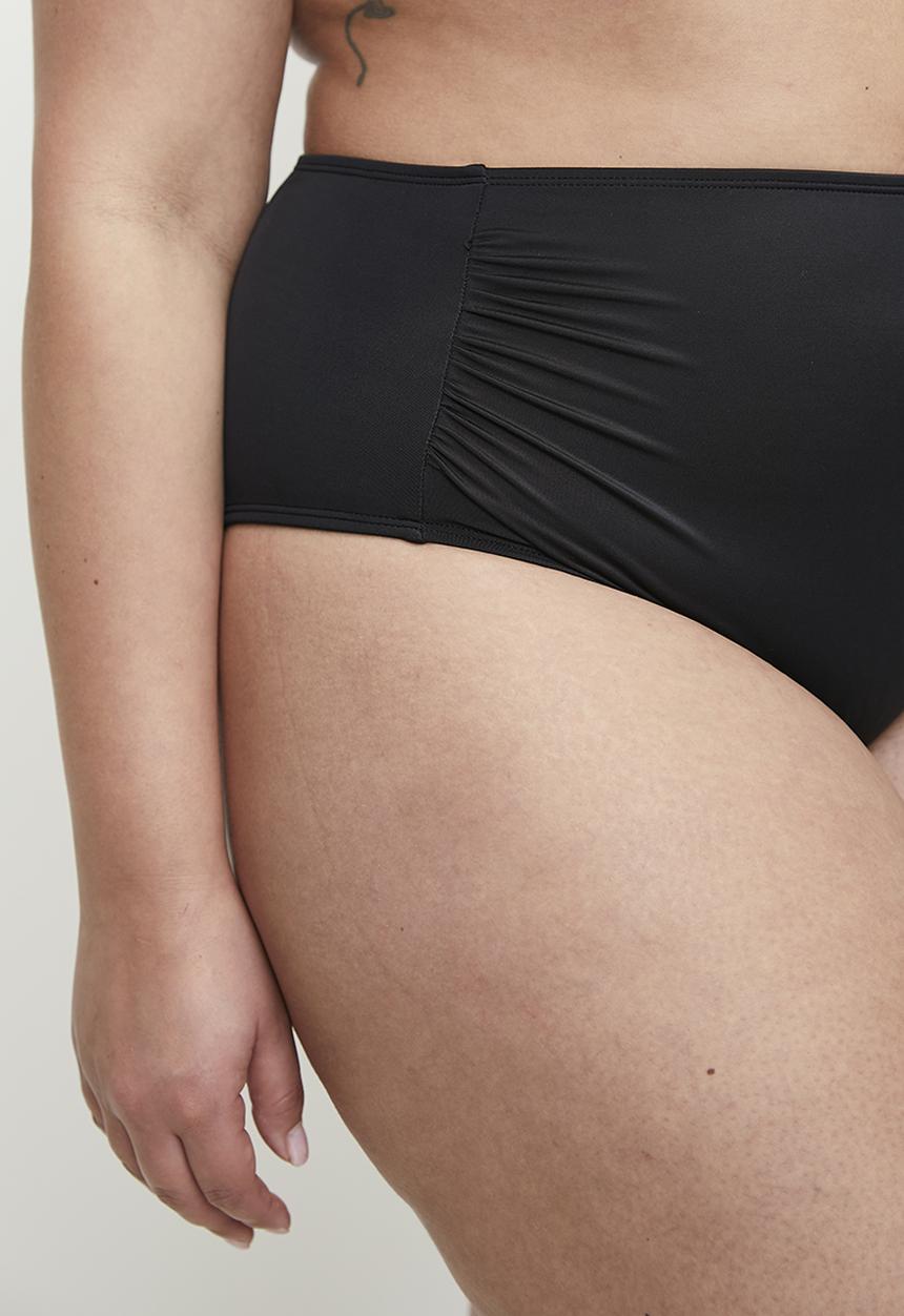 Hunkemoller - Plus Luxe shaping cheeky hw - nero