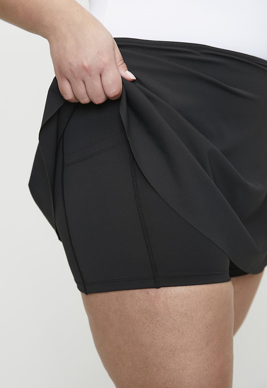 Cotton On - Plus Active Full Circle Skirt-Black