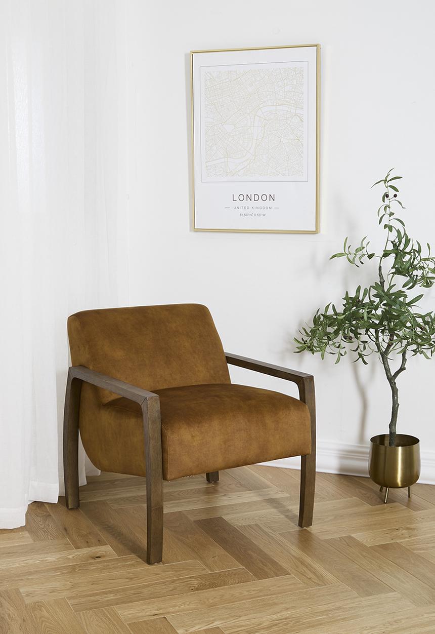 Sixth Floor - Monz chair - vintage mustard