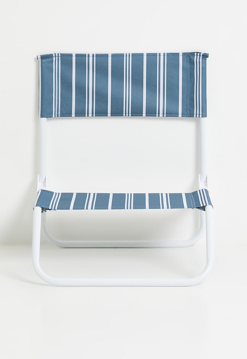 H&S - Folding beach chair - Blue