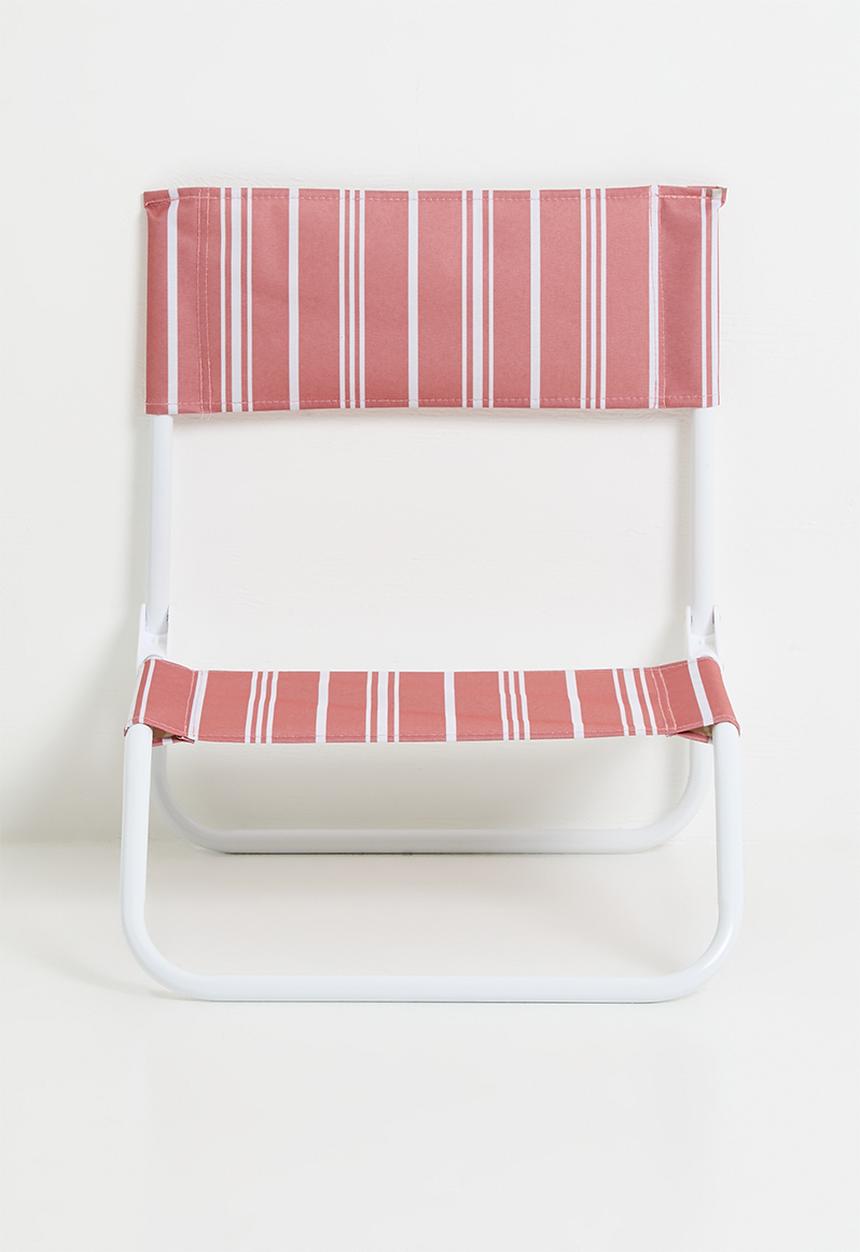 H&S - Folding beach chair - Red