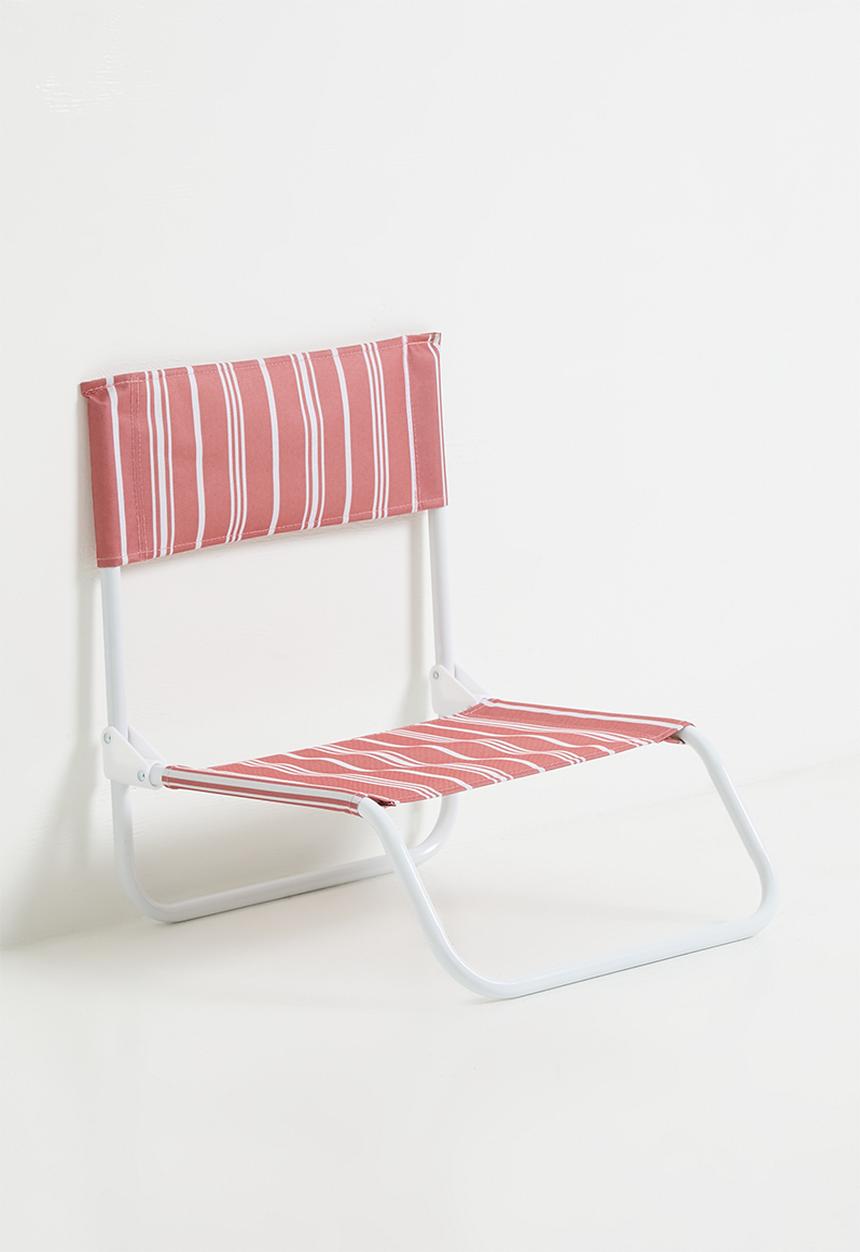 H&S - Folding beach chair - Red