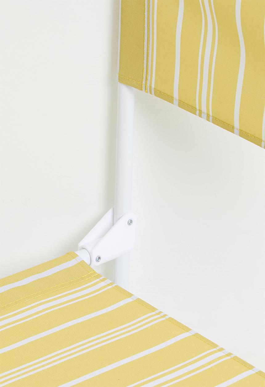 H&S - Folding beach chair - Yellow