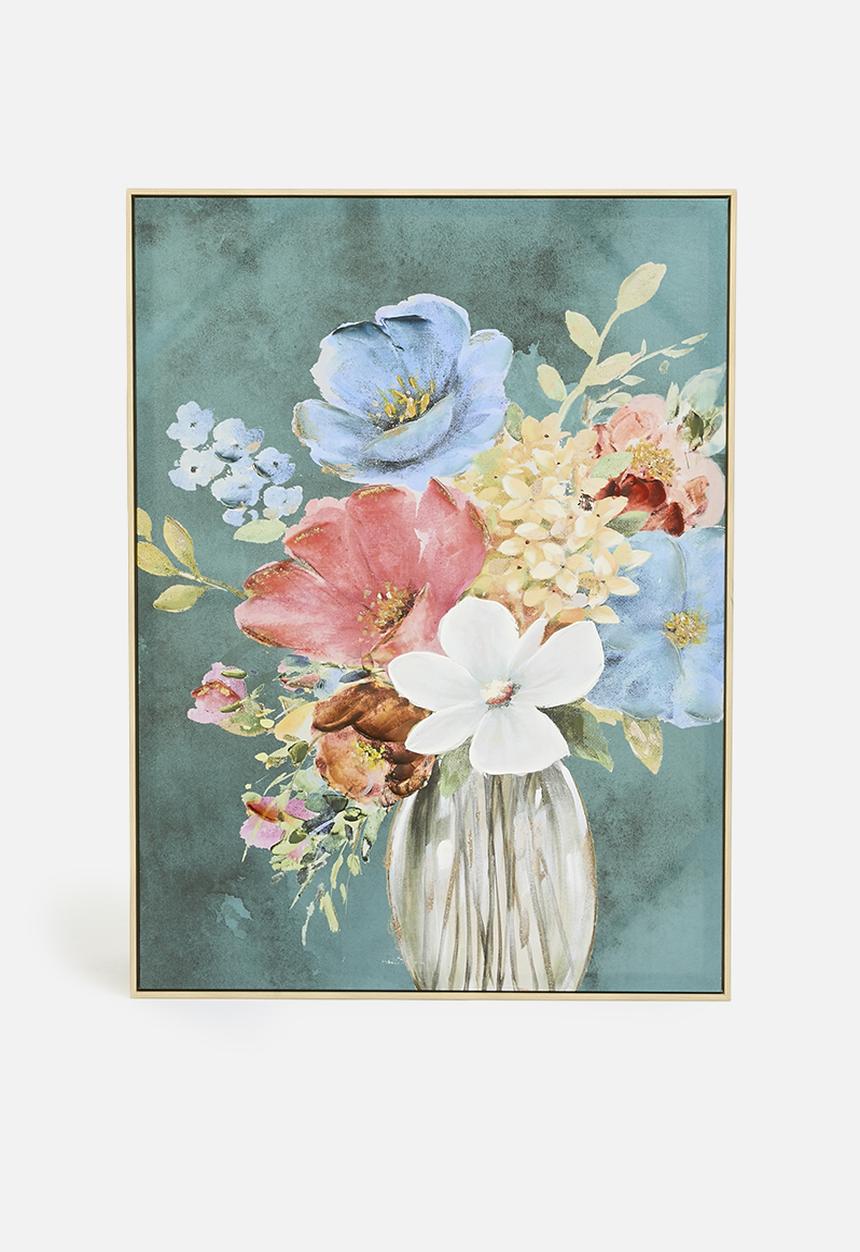 Sixth Floor - Bouquet Ballet wall art - Multi