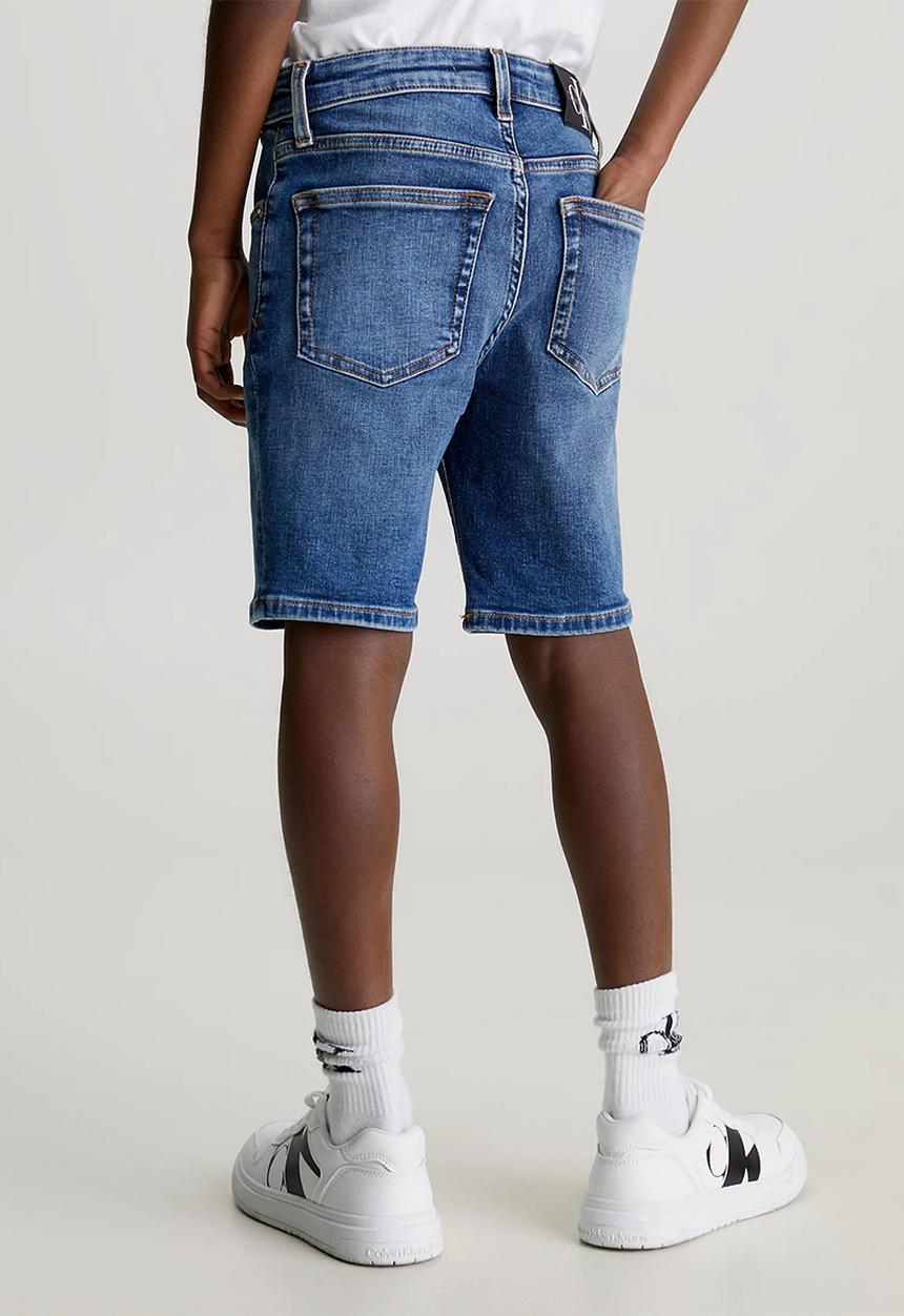 Calvin Klein - Ckjk reg ess serene blue denim shorts kids - essential serene blue