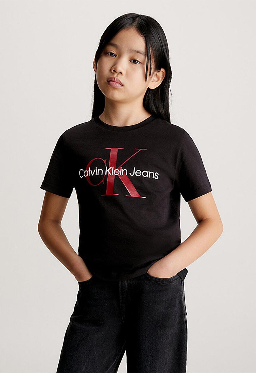 Calvin Klein - Ckjk ck monogram short sleeve T-shirt kids - ck black