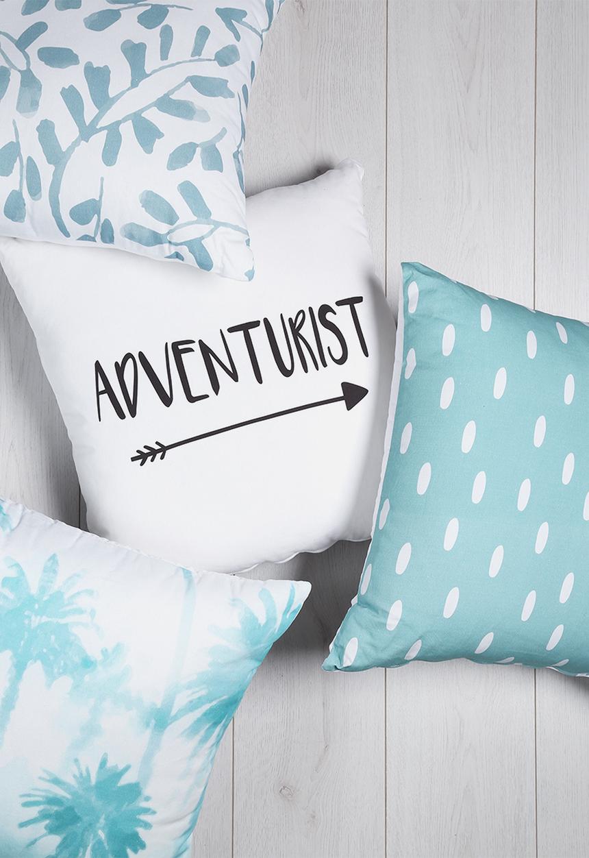 Sixth Floor - Floral printed cushion