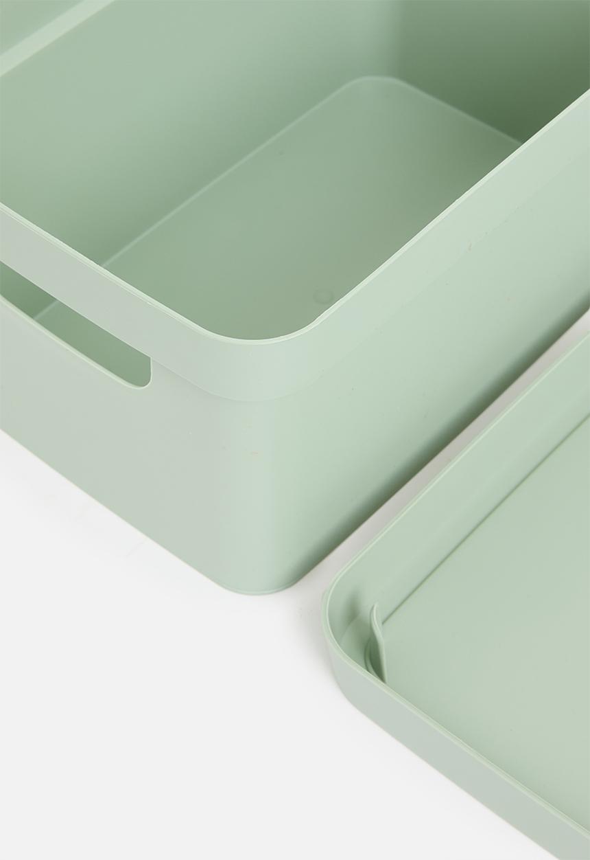 Storage Solutions - Stack storage box w lid - Green
