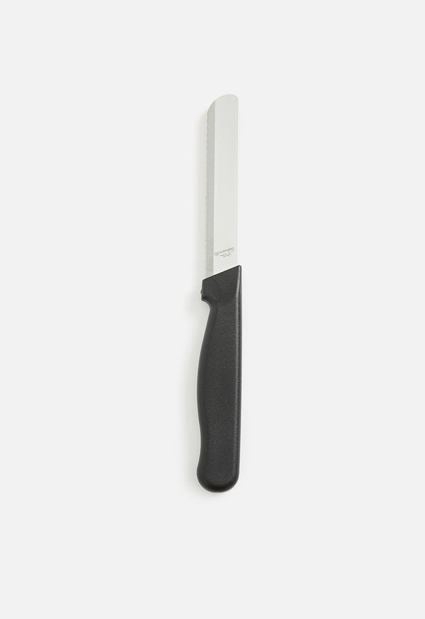 Klever - Klever AVA Sandwich Spreader with Serrated Blade 10cm - Black
