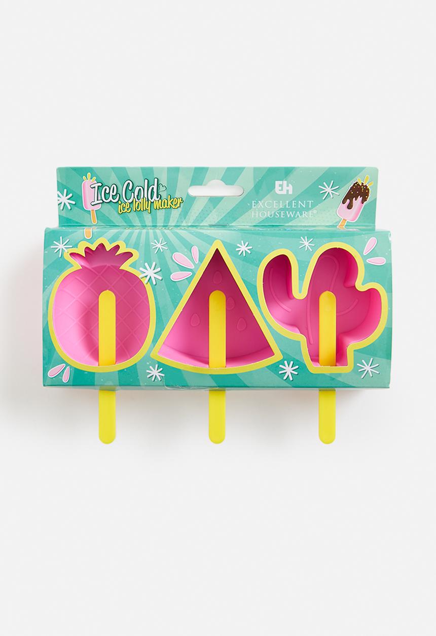 Excellent Houseware - Tropical ice lolly maker - Pink