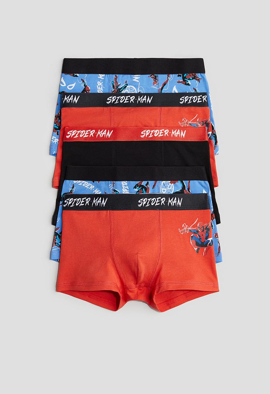 H&M - 5-Pack boxer shorts - red spider-man
