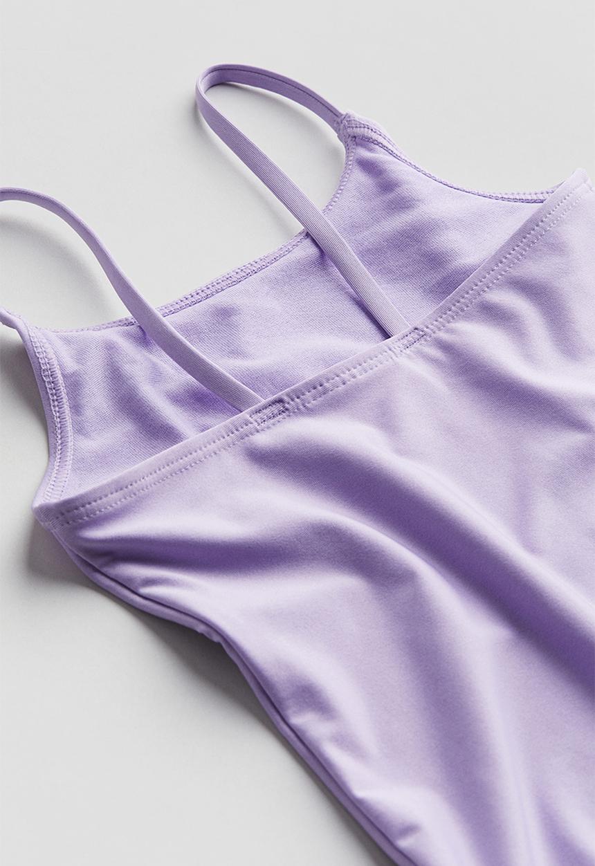H&M - Patterned swimsuit - light purple