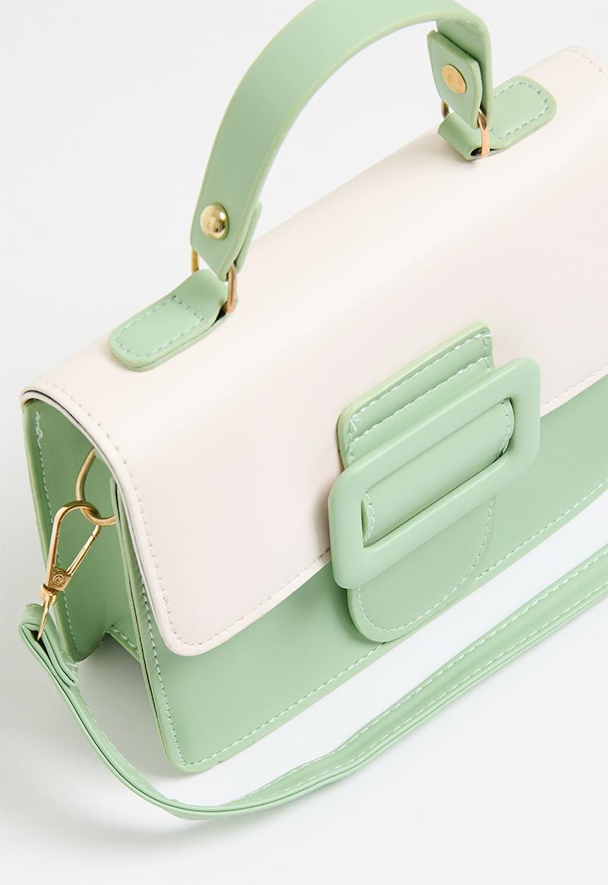 Superbalist - Averi crossbody bag - natural/green