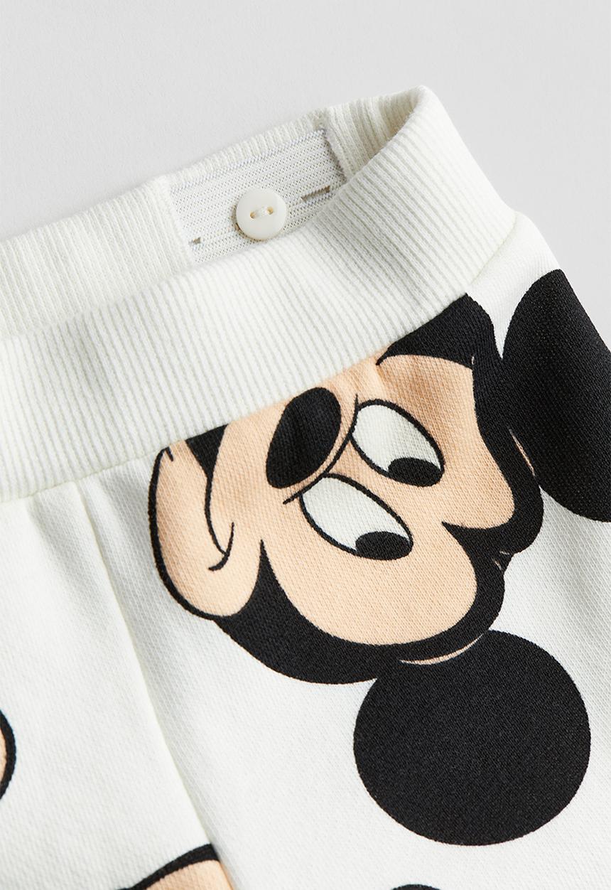 H&M - 2 piece sweatshirt set - white minnie mouse