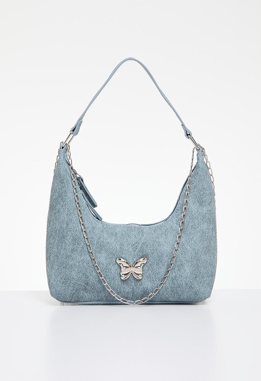 Superbalist - Rosa denim shoulder bag - blue