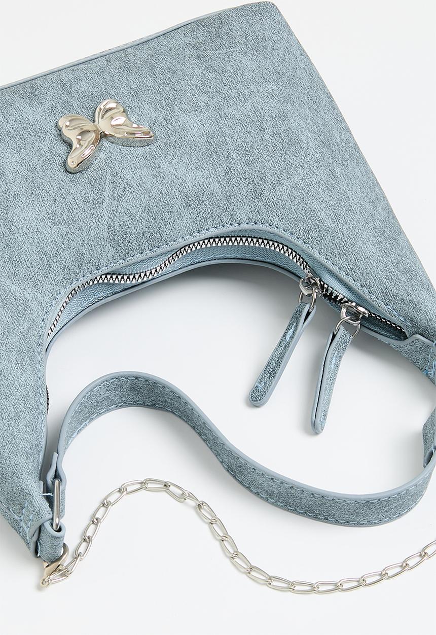 Superbalist - Rosa denim shoulder bag - blue