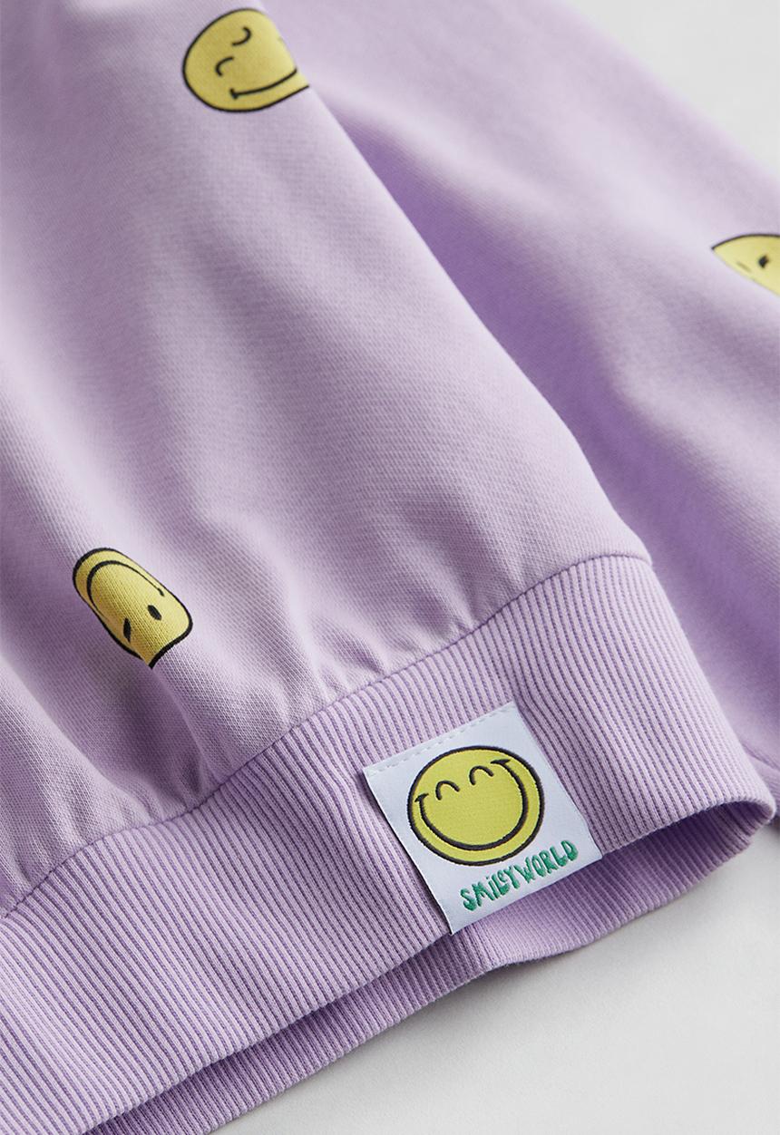 H&M - Oversized sweatshirt - purple,multi