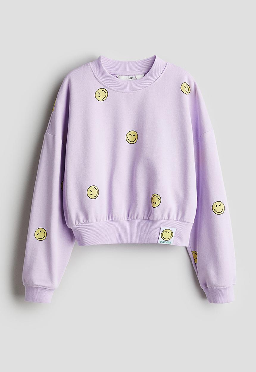 H&M - Oversized sweatshirt - purple,multi