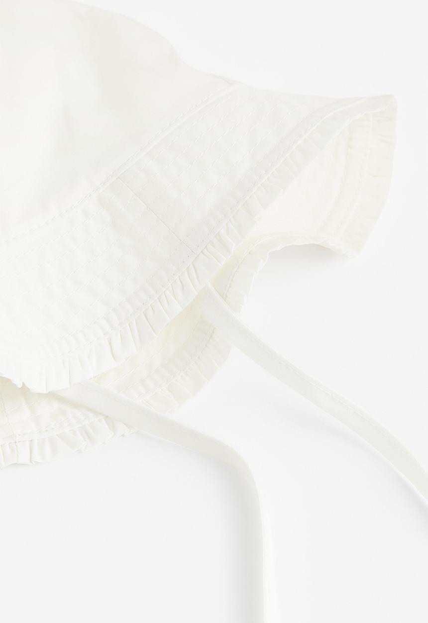 H&M - Cotton sun hat - white