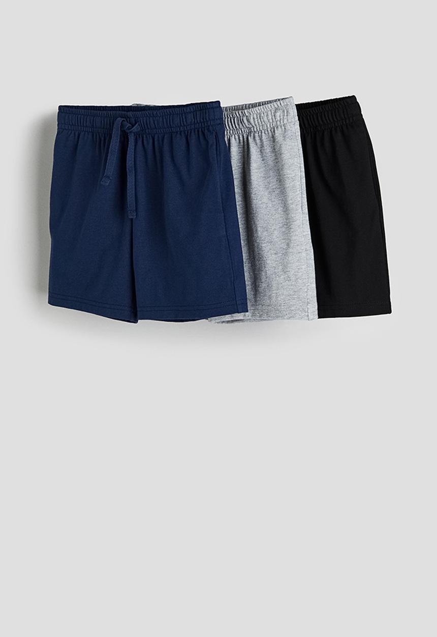 H&M - 3-Pack cotton jersey shorts - mutli 