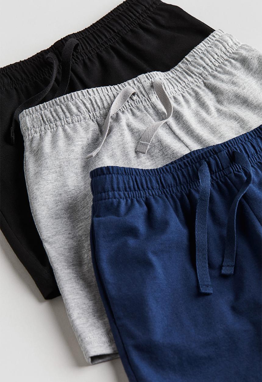 H&M - 3-Pack cotton jersey shorts - mutli 