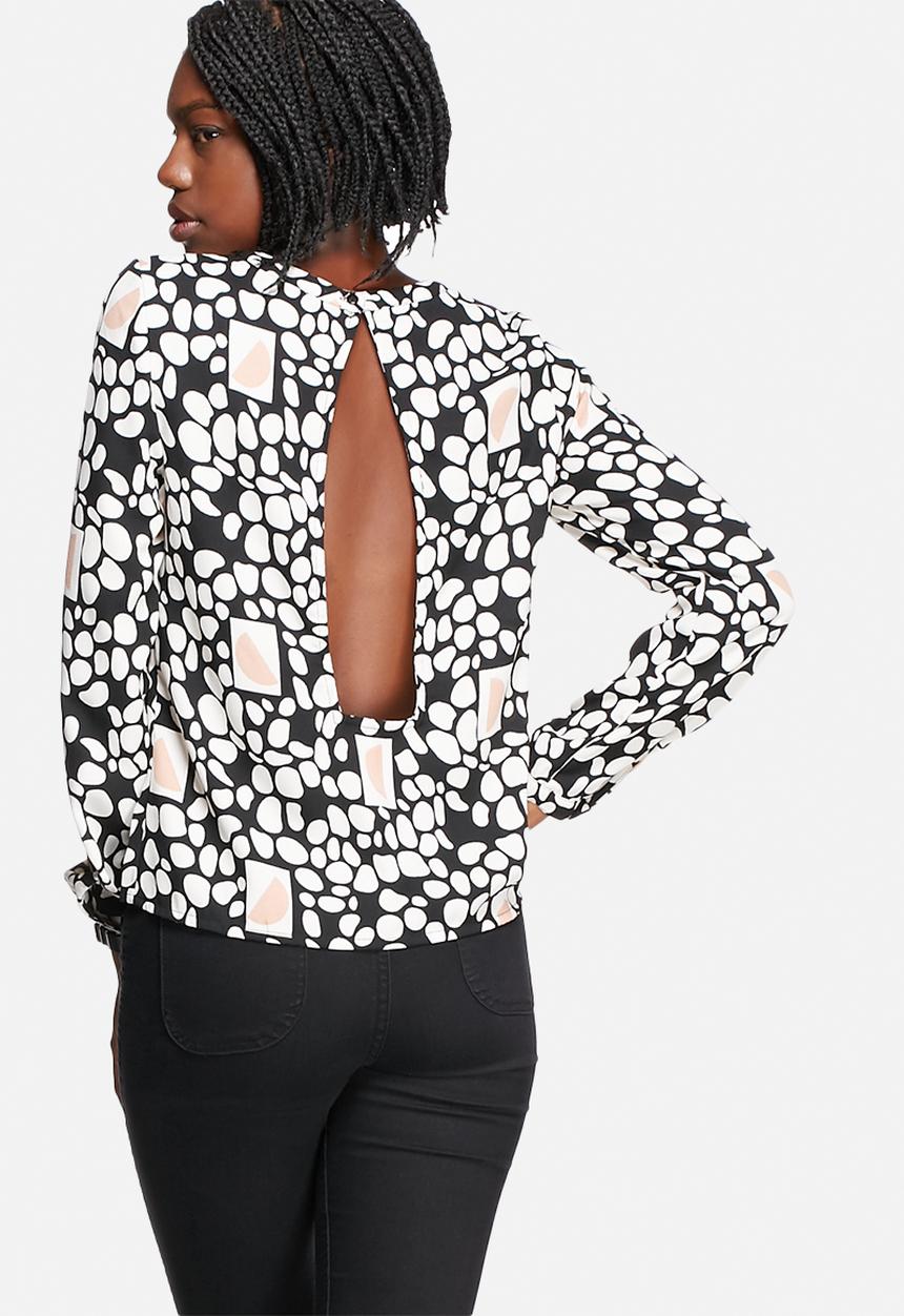 Vero Moda - Geo Open Back Blouse