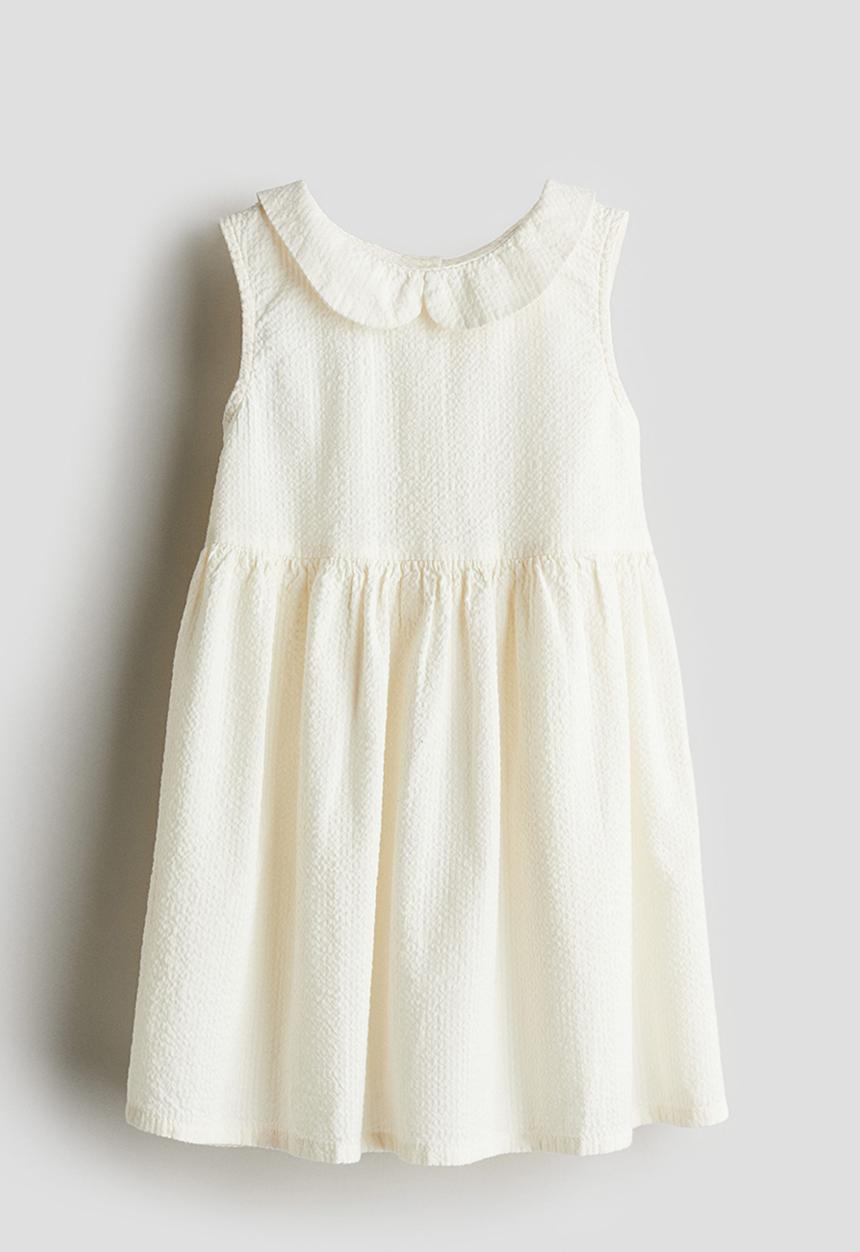 H&M - Cotton dress - white