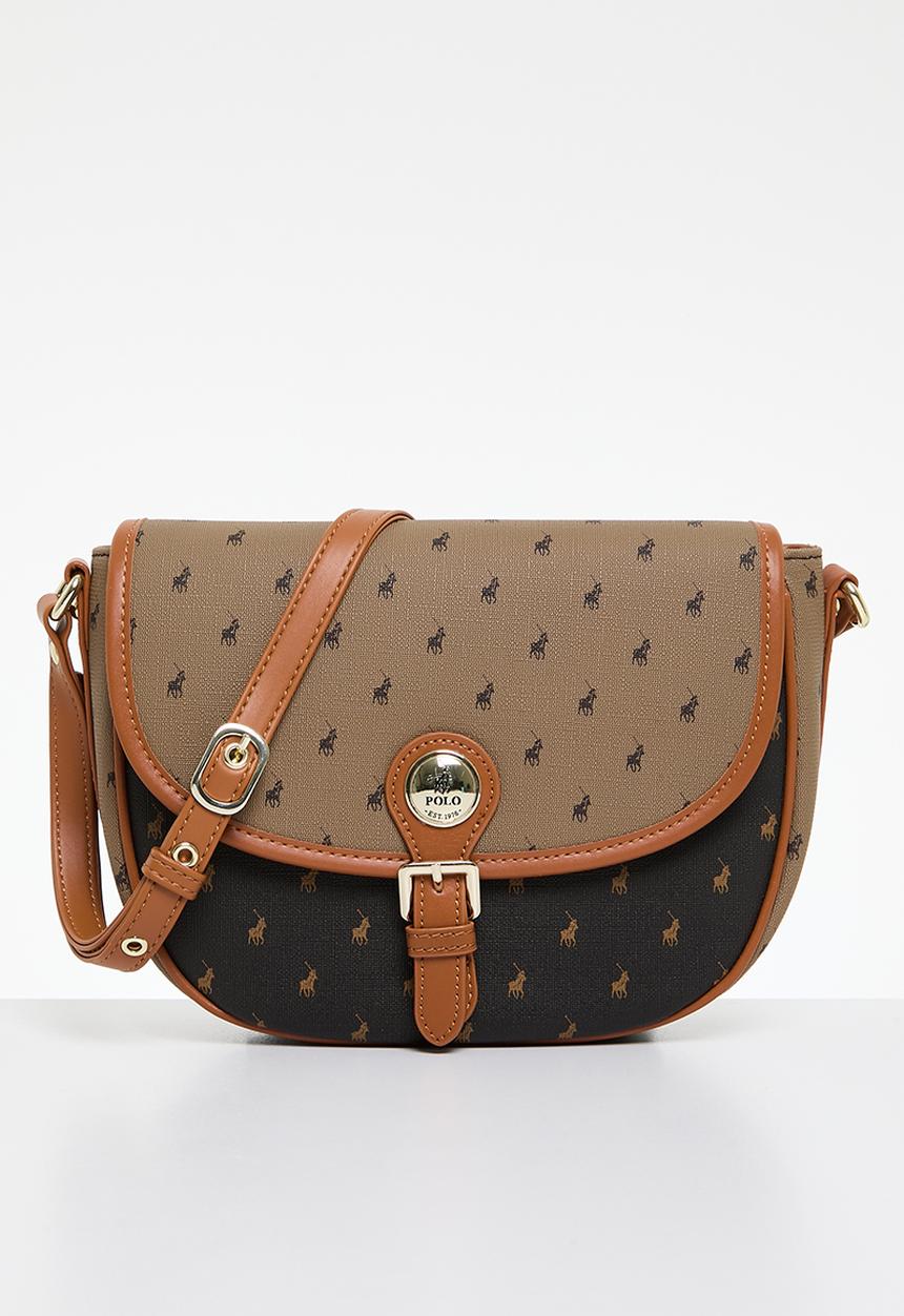 POLO - Pennsula saddle crossbody bag - tan