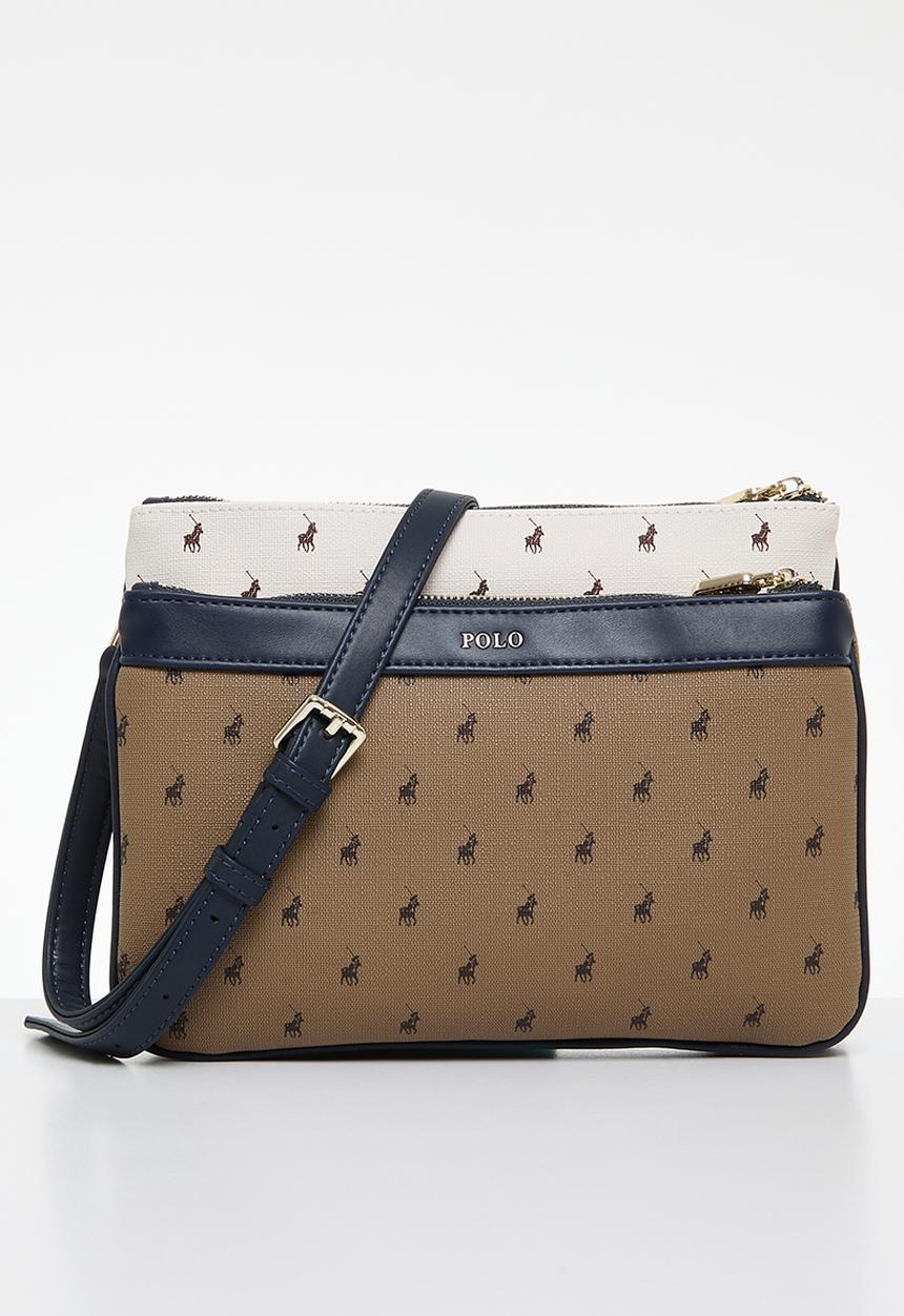 POLO - Pennsula double pocket sling bag - navy