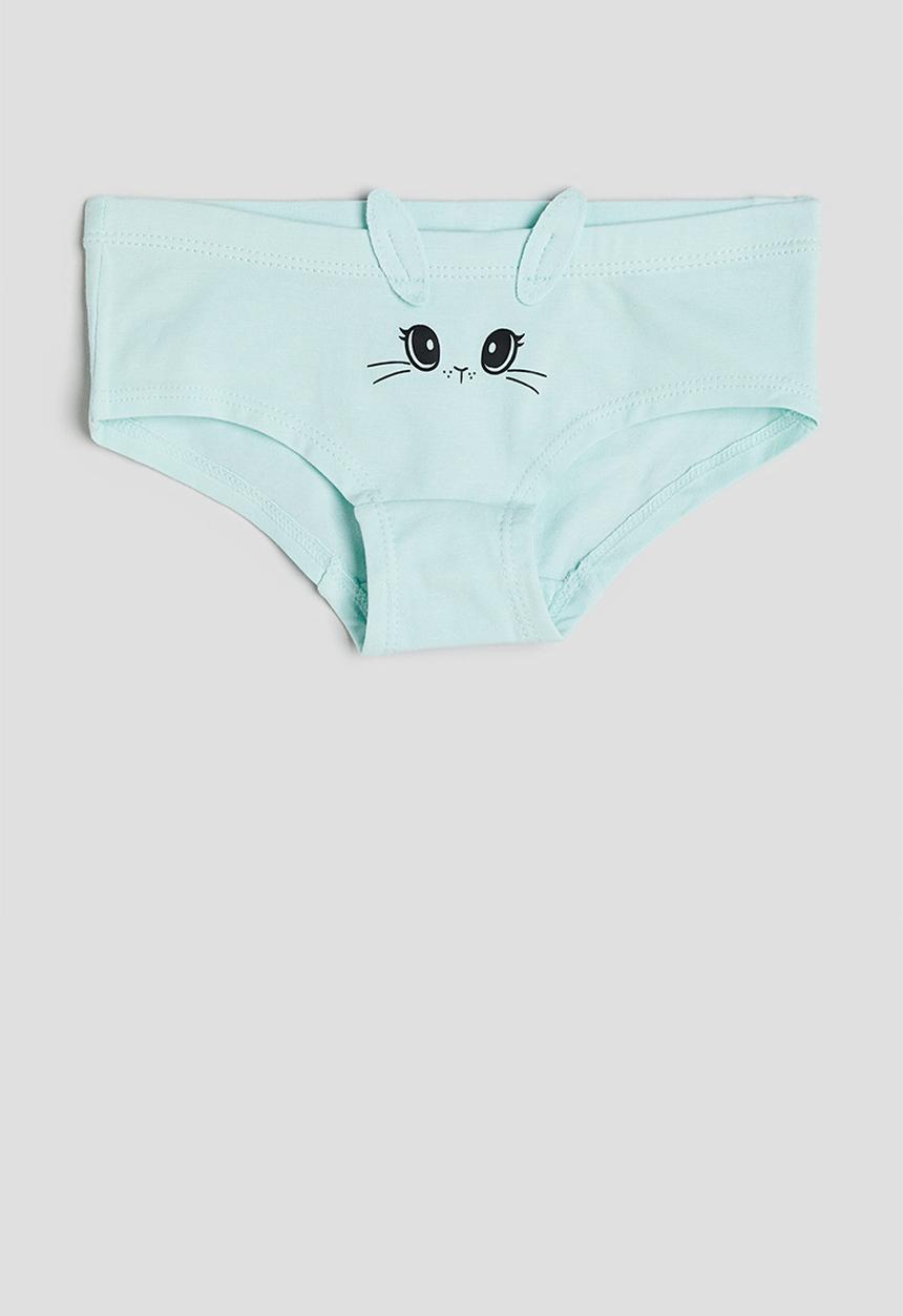 H&M - 5 pack hipster briefs - turquoise spotted 